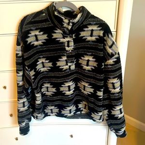 PacSun pullover fleece Sherpa size XL